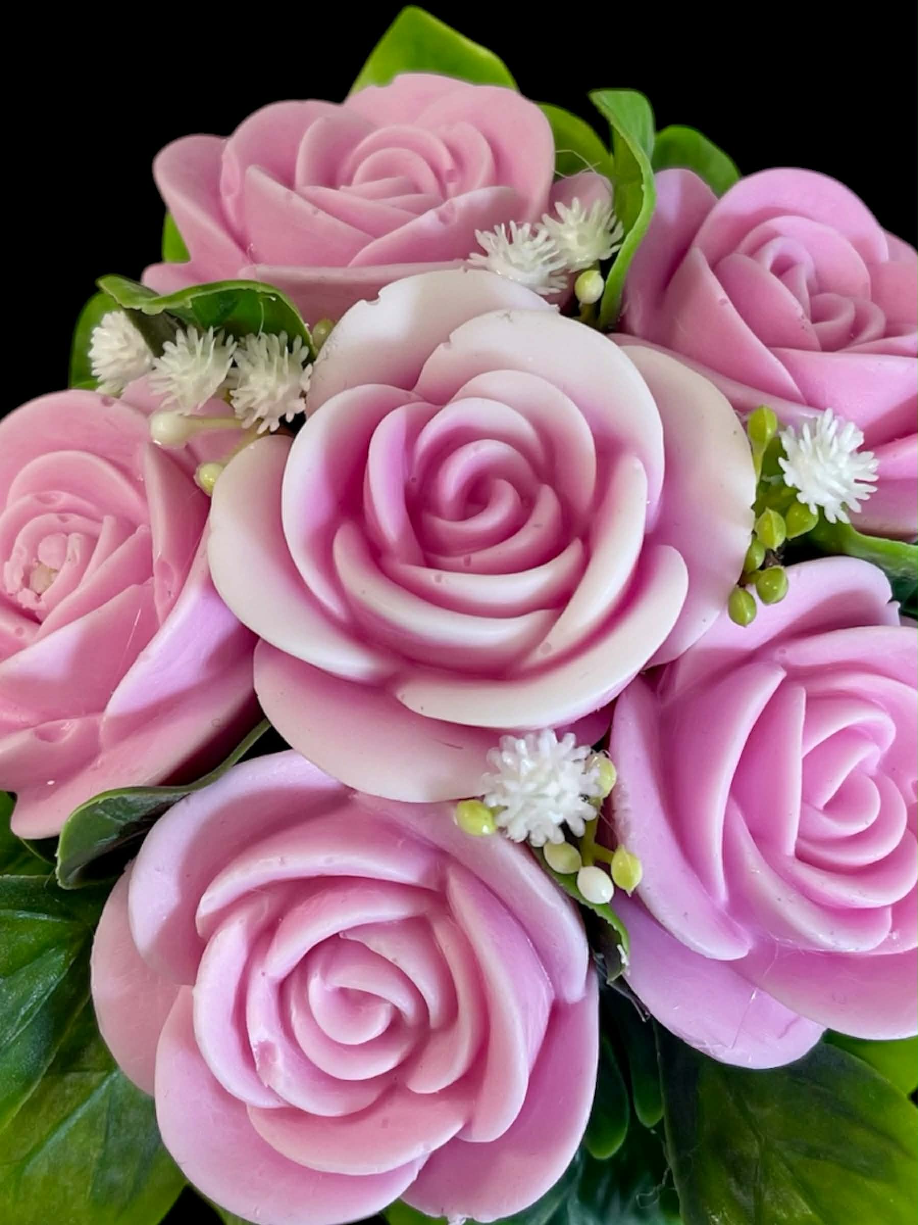 Időtlen rózsák - Anyák napi illatos szappanvirág dekoráció - Image 3