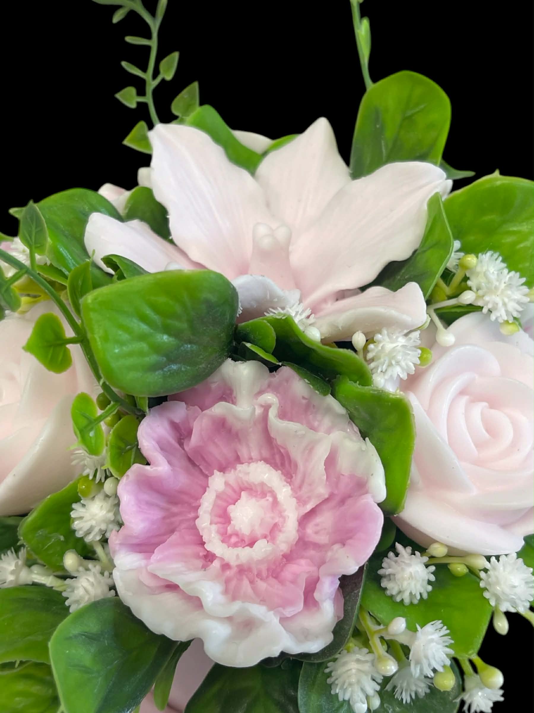 Finom ölelés dobozban - Anyák napi illatos szappanvirág dekoráció - Image 3